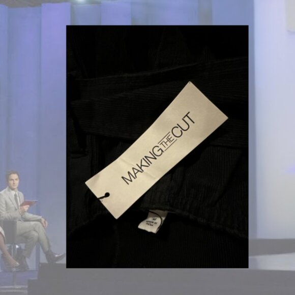 NWT - MAKING THE CUT - Deconstructed Strapless Corduroy  Dress - Black - S | M - Picture 8 of 8